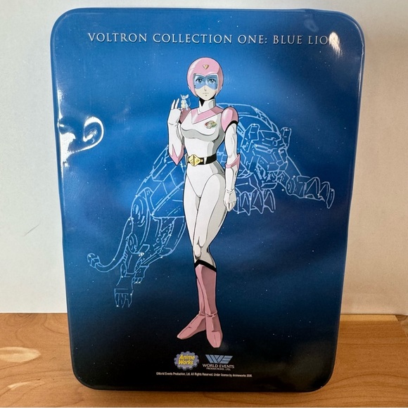 Voltron Defender Of The Universe Collection Blue Lion Tin Case 3 Disc DVD Set - Picture 2 of 9